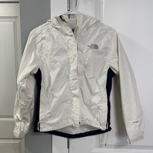 Women’s The North Face Cream and Black Hooded Jacket